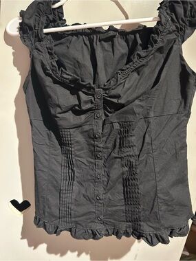 Pacsun John Galt Black Elena Top